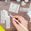 Håndlaget dagbokstemplesett Tre Gummi DIY Scrapbooking-stempler 5