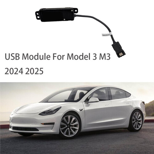 1771993-00-K for  Model 3 M3 2024 2025 Car Instrument Panel Glove Box  USB Module 1