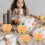 100 buc cupcake foi de hârtie decorative cu design floral gol 5