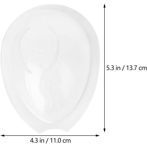 6 bucăți de matrițe de ciocolată din plastic în formă de ou de Paște, matrițe DIY pentru tort, pentru a face ciocolată și bomboane mentolate 1