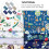 8 buc DIY Patchwork Material de bumbac imprimat Stil Hawaii pentru cusut Quilt Making Stil aleatoriu 4