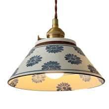 Ceramic LED Pendant Light - Japan Style Hanglamp for Dining & Living Room