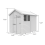 6 x 8 Apex Shed Tanalised (Single Door, With Windows) 4