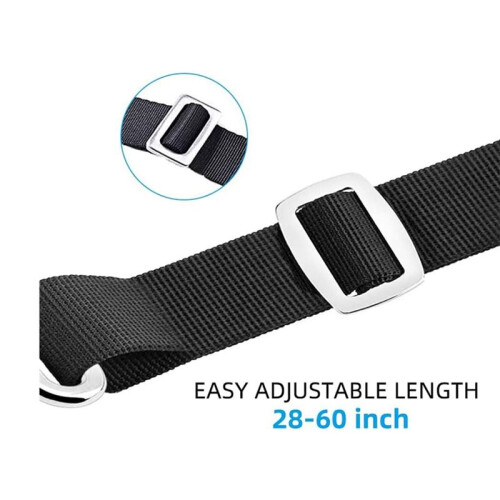 2 PCS Adjustable Heavy Duty Bimini Top Straps, Marine Grade Double Snap Hook Strap+ Pad Eye Straps, 33"-60" 2