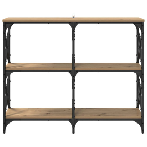 VidaXL vidaXL Console Table Artisan Oak 100 x 28 x 80.5 cm Engineered Wood 1