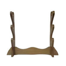 (Large three layer da) Soporte para espadas de madera maciza, soporte de mesa para wakizashi tanto y varitas, varios tamaños disponibles