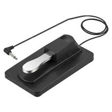 Brede Piano Sustainpedaal met Polariteitsschakelaar voor MIDI-Toetsenbord Synth Digitale Piano Elektrische Piano Instrument Accessoire