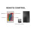 Levede High Gloss RGB LED Bedside Table 2-Drawer 10