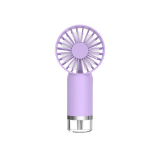 (Purple-3, 168*77*48mm) Tragbarer USB-Handlüfter, klappbar, leistungsstark, ideal für Camping, Reise & Outdoor