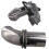 Válvula de Corte de Escape Elétrica com Tubos Flangeados 12 V Ajuste de Saída de Energia 51 mm 2,0 Polegadas 1