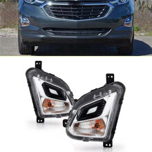 Car Front Bumper Turn Signal Light W/O Fog Lamp for Chevy Equinox 2018-2021 W/ Halogen Light US Passenger Side 84226246