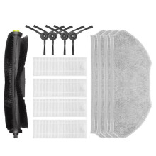 For 360 S10 / X100 Max Vacuum Cleaner Accessories Main Side Brush Hepa Filter Mop Rag Replacement Parts