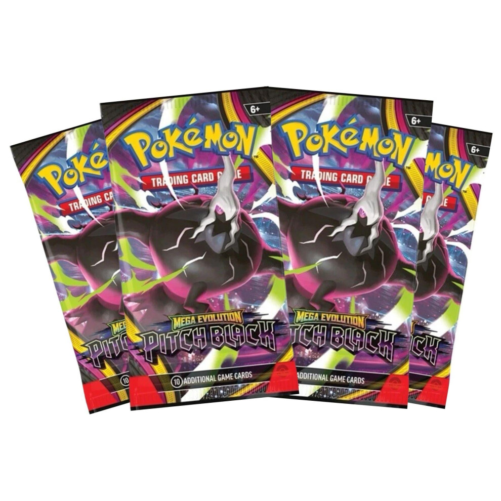 Pokémon Pokemon Trading Card Booster Pack Abyss Eye English Pitch Black - 4 Booster Packs