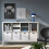 ikea 8-Cube Unit with 2 Shelf Inserts - 147x94cm 2
