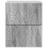 VidaXL vidaXL Wall-Mounted Bedside Cabinet 2 pcs Grey Sonoma 4