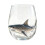 (Shark) Artisanal Blue Ringed Octopus Glassware, Ocean Octopus Drinking Glass Barware UK 1