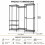 (Black) 174cm 4 Rail Wire Garment Rack with 8 Shelves 10