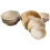 30x Runde Schale aus Palmblatt Größe 12,5 cm 2
