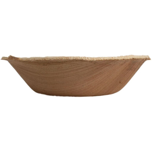 50x Runde Schale aus Palmblatt Größe 12,5 cm 2