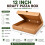 FR Enterprises Pizza Boxes — Lightweight Food Boxes— Plain Pizza Style Postal Bo 2