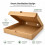FR Enterprises Pizza Boxes — Lightweight Food Boxes— Plain Pizza Style Postal Bo 5