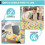 Triplast MultiColour ECO Packing Peanuts (10 Cubic Ft) - Corn Starch Based, Comp 5