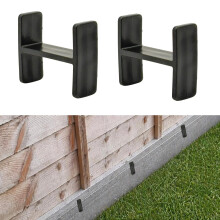 Fence Panel Holders (Pack of 12) Anti-Bowing Panel Holders for Concrete Gravel B