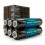 Inkspire 6 Pack Stretch Shrink Wrap Roll 400mm x 250m – Black Pallet Wrap, Tear- 1