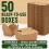 Signature Packaging Kraft Food Takeaway Box Disposable Container Rectangular, Re 9