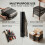 Inkspire 6 Pack Stretch Shrink Wrap Roll 400mm x 250m – Black Pallet Wrap, Tear- 6