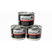 Acense Chafing Fuel Gel, Ethanol Based, Metal Container, 3.5 Hour