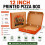 FR Enterprises - 12 inch Printed Cardboard Pizza Boxes - Lightweight Disposable 2