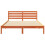 VidaXL vidaXL Bed Frame with Headboard Wax Brown 160 x 220 cm Solid Pine Wood 5