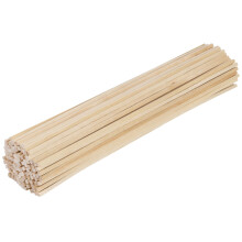 DEXLO Candy Floss Wooden Sticks - Pack of 100, 280mm Square Cotton Candy Machine