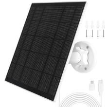 URAQT 5W Solar Panel for Eufy Camera, IP65 Waterproof, 3M /9.8ft