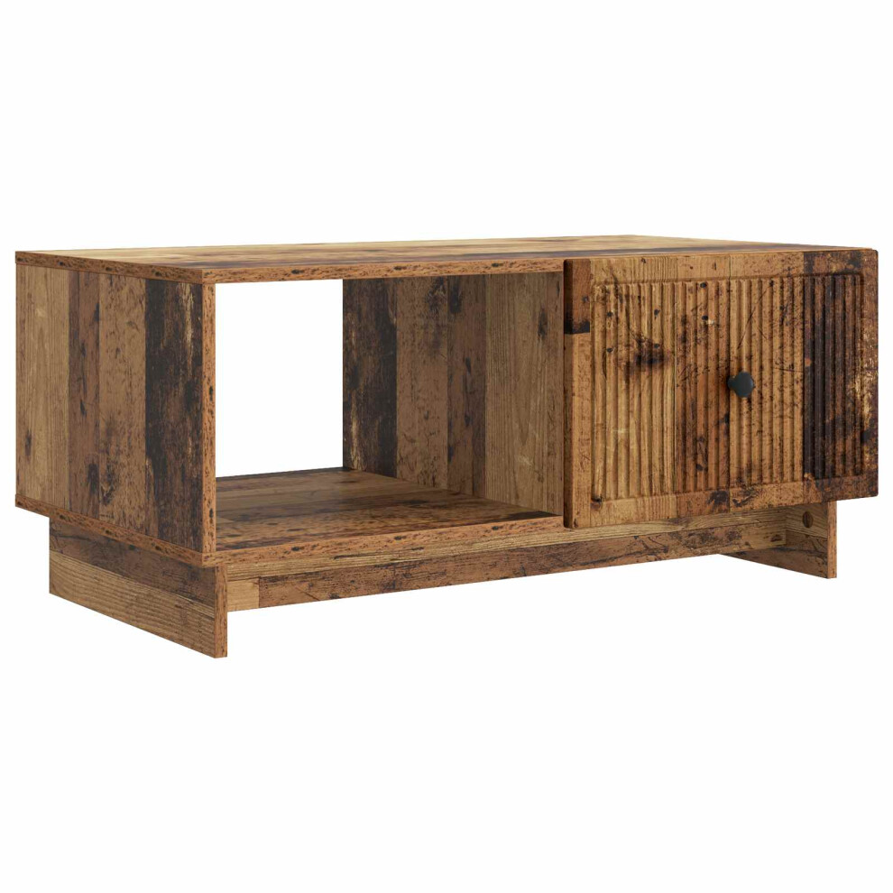Vidaxl Coffee Table Old Wood 90 X 50 X 40 Cm Engineered Wood