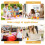 4 Pcs Mini Refrigerator Bottles, 9.5oz/280ml Mini Fridge Bottles, Small Milk Bot 4