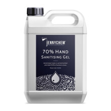 5L Hand Sanitising Gel – 70% Alcohol – Antibacterial Hand Gel Refill