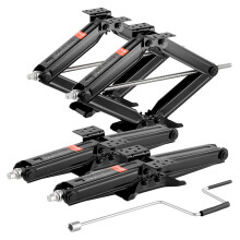 VEVOR 6500 lbs RV Scissor Jacks, 4-23.4 in RV Stabilizer Leveling Scissor Jacks,