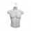 Male Half Body Form Mannequin –Durable Plastic Display with Hollow Back & Hangin 1