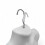 Male Half Body Form Mannequin –Durable Plastic Display with Hollow Back & Hangin 5