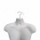 Male Half Body Form Mannequin –Durable Plastic Display with Hollow Back & Hangin 8