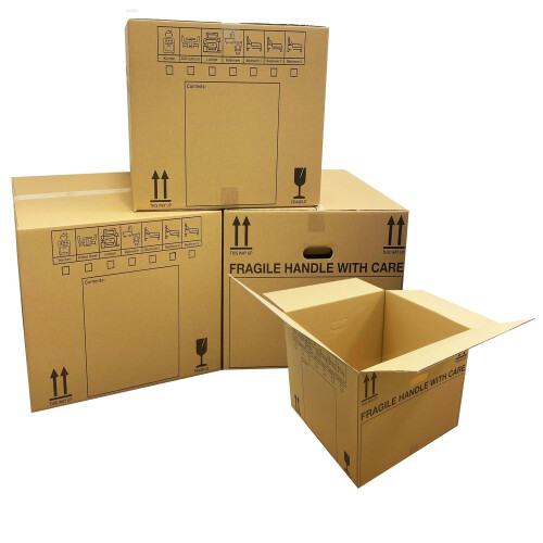 10 Strong Extra Large Cardboard Storage Packing Moving House Boxes 2