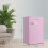 ASCOLI Retro Mini Fridge 85L, Compact Refrigerator, Under Counter Fridge, Direct 3