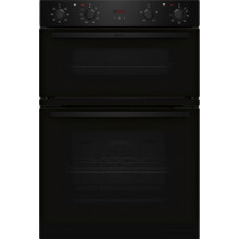 N30 U1DCC0AK3B Built in Electric Double Oven, Black