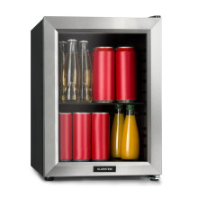 KLARSTEIN Harlem drinks fridge minibar, compression cooling system, 23 litre capacity, 5 cooling levels: 0-10 C, low noise: 39 dB, 1 metal grid base