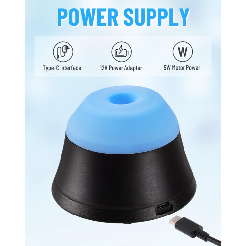 Mini Vortex Mixer, Paint Shaker with extra Silicone Cap, 3000RPM, For Lab Mixing 2