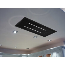 ViandPro Aria Flush Fit Ceiling Hood 90 x 30 All Black Fits Between Joists