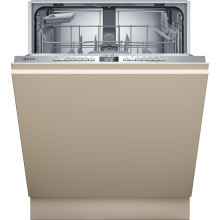 NEFF N50 S175HTX14G Fully Integrated Full Size Dishwasher- Silver Control Panel