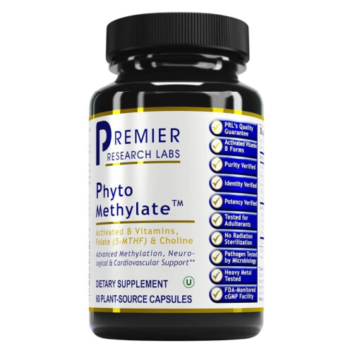 Premier Research Labs Premier Research Labs Phyto Methylate 60 Plant-Source Capsules